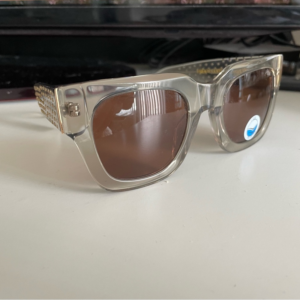 Stylish Brown and Gold Women's Sunglasses